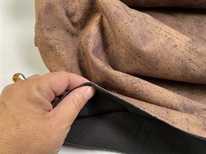 Softshell - med smuk rustik struktur i jordtoner